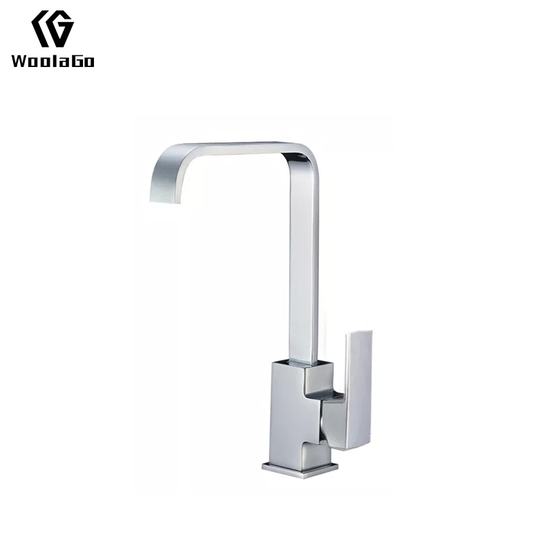 Hot Sell Watermark Sinks Single Handle Deck Mounted Chrome Kitchen Faucet Mixer Tap JK104