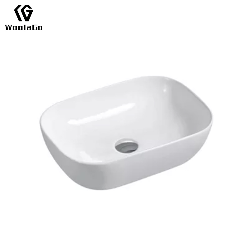 White Single Porcelain Hotel Ceramic Washbasin Bathroom Vanity Wash Basin Bathroom Sinks HPS6036
