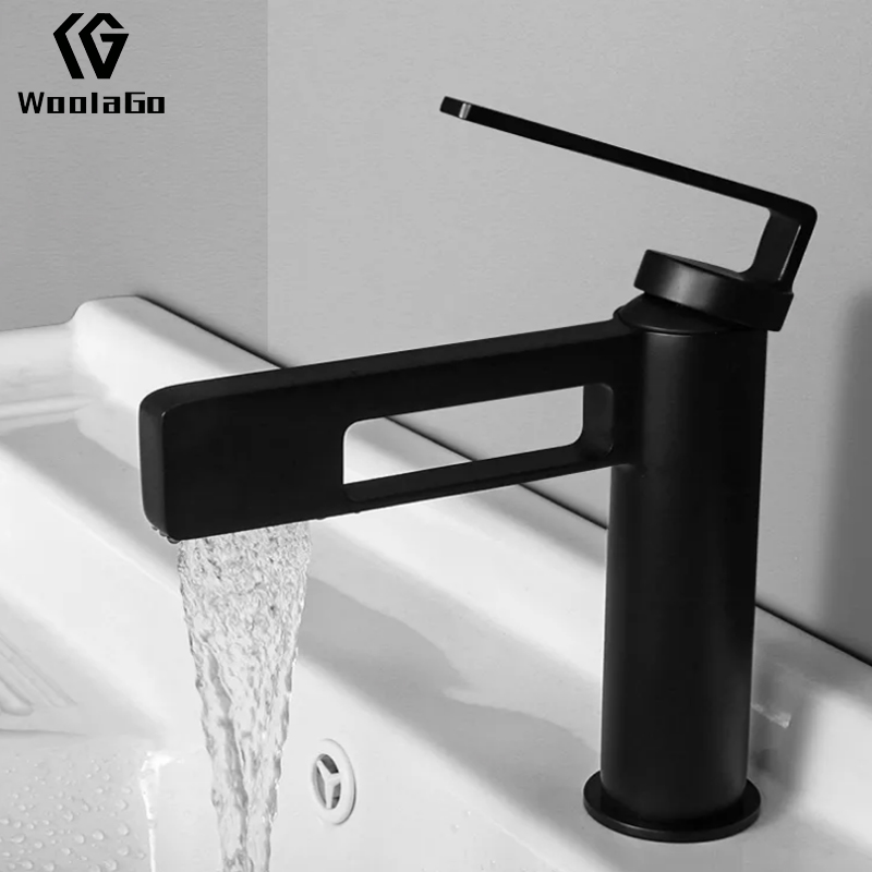 2022 New Style Single Handle Black Basin Mixer Sink Faucet Y263-MB