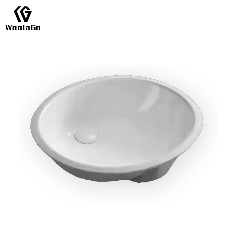 Popular Undermount Vanity Sink Porcelain Oval Basin Sink HPS6010