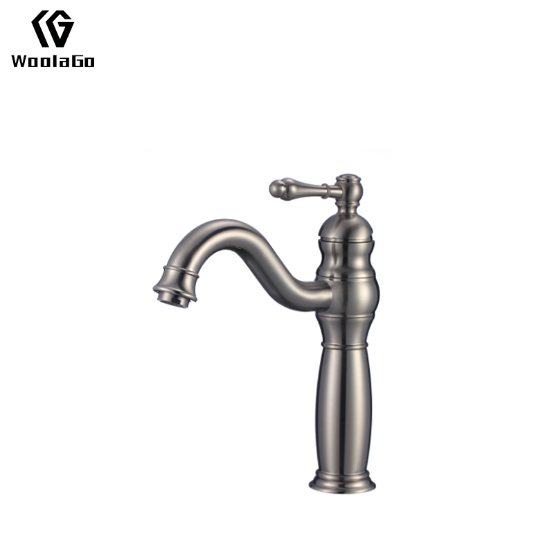 China Sanitary Ware NSF Single Handle Classic Thermostatic Faucets New Brushed Nickel J63-BN