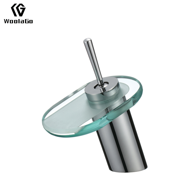 Popular Items Cupc Single Hole Glass One Handle Single Hole Waterfall Sink Faucet for Basin Vanity Bathroom Faucet J80