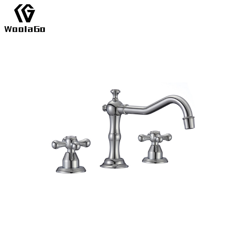 Luxury Faucets Mixers Taps Basin Sink Faucet Modern 8 Inch Brass 3 Holes Basin Faucet Bathroom J181