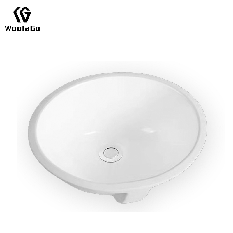 High Quality Oval Undermount Porcelain Ceramic Vanity Sink for Bathroom HPS6004