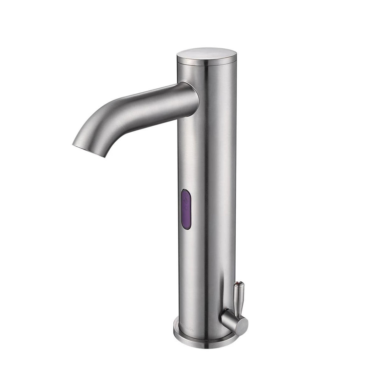 Brushed Nickel Cupc Single Handle Deck Mounted Automatic Sensor Tap Touchless Sensor Faucet J12-BN