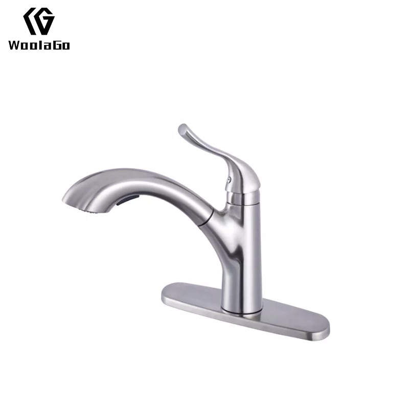 WoolaGo New Bathroom 0.1~1.6MPa Thermostatic Water Heater Faucet Brushed Nickel Basin Tap J65-BN