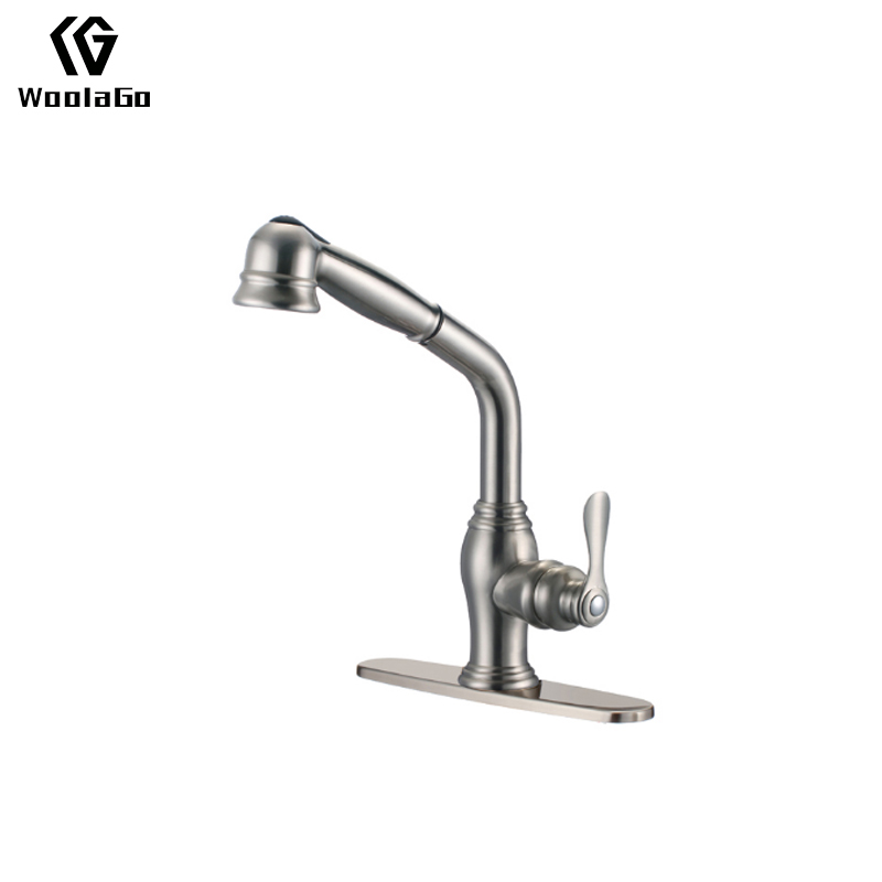 Chinese Product cUPC Pull Down Brushed Nickel Kitchen Water Faucets JK89-BN