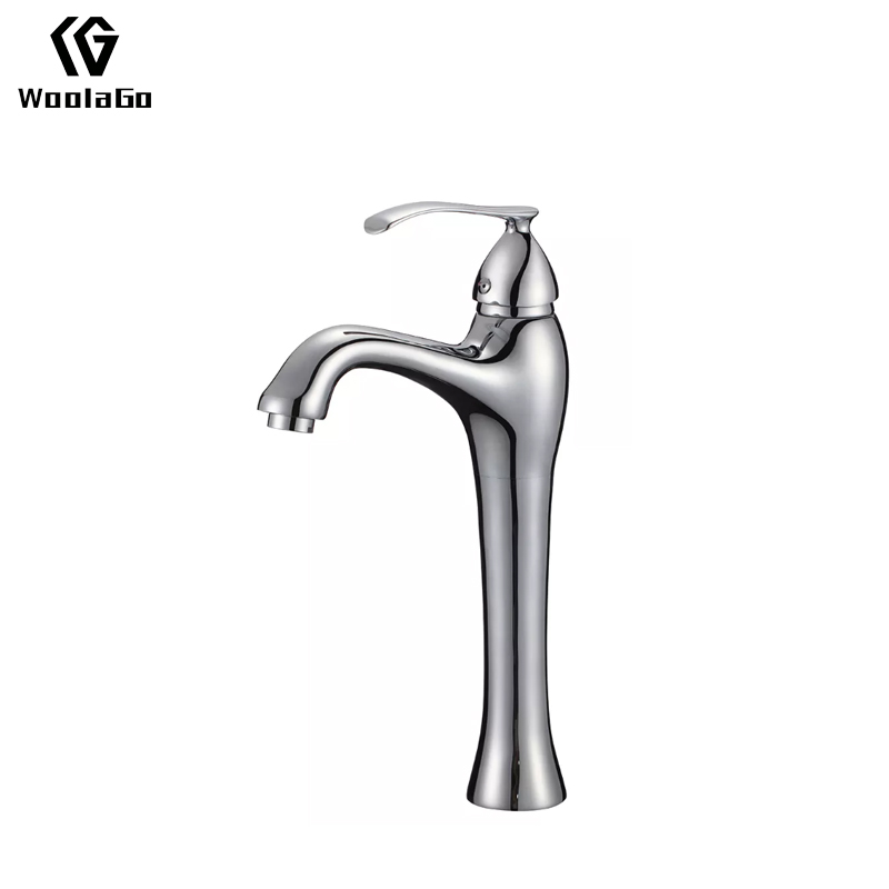 Promotional Deck Mounted Thermostatic Bathroom Basin Water Sink Faucets Chrome Finished J84