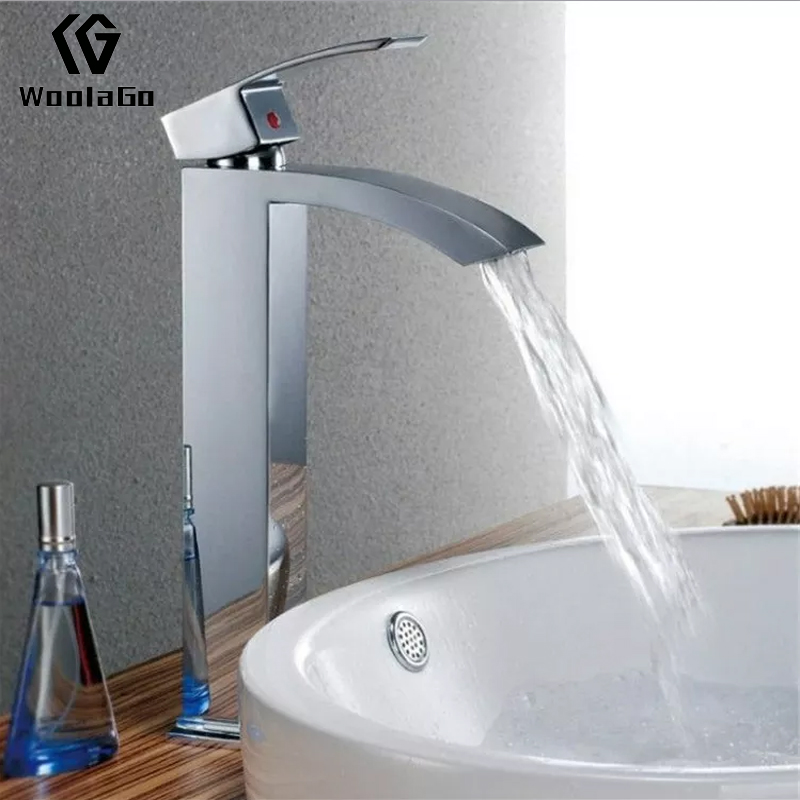 High Quality Luxurious Deck Mounted Single Handle Bathroom Zinc Tall Wash Basin Faucet Y230
