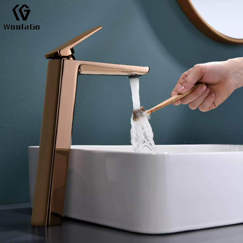 Manufacture cUPC Thermostatic Health Fancy Single Hole Gold Bathroom Faucets J164-G
