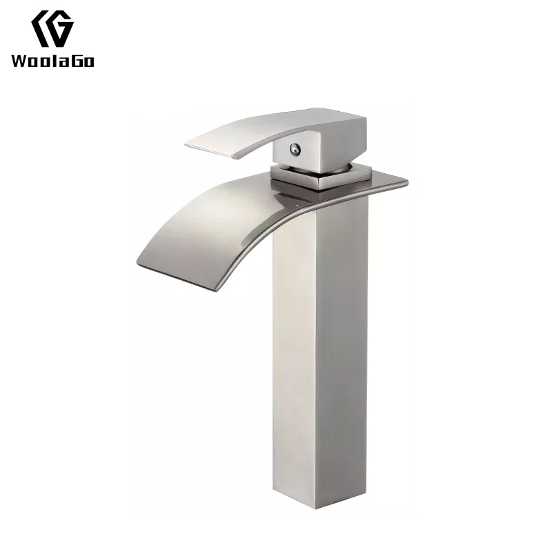 Luxury cUPC Brushed Nickel Square Thermostatic One Hole Bathroom Faucet New Grifo J115-BN