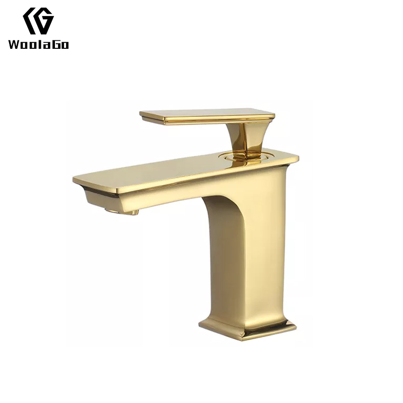 Gold Wash Water Bathroom Basin Sink Faucet Taps Mixer Single Handle Gold Bathroom Vanities Faucet J97-G