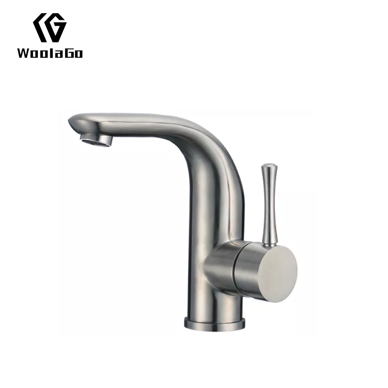 China Supplier Bulk Buying Brushed Brass Cold and Hot Water Basin Faucet New J220-BN