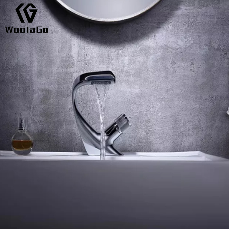Chrome Artist Bathroom Waterfall Basin Faucet Water Tap Y271
