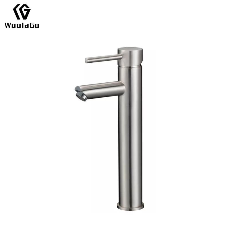 Bathroom Faucet Modern Watermark Chrome Single Handle Brass Lavatory Tall Water Saving Wash Sink Basin Faucet J107-BN