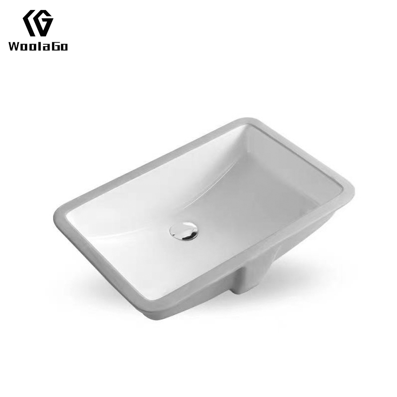 Rectangular Porcelain Sink Vanity Basin Under Counter Wash Ceramic Basin HPS6008
