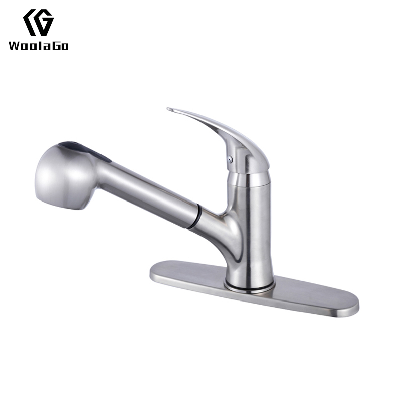 WoolaGo New Products Deck Mounted Commercial Bathroom Pull-Out Basin Faucet J37-BN